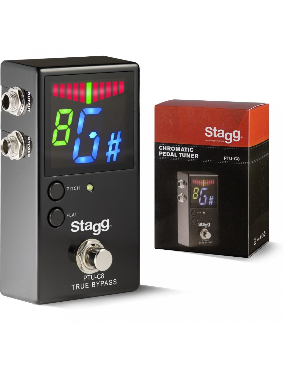 STAGG Pédale Accordeur PCU-C8