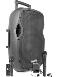 VONYX Enceinte Portable +...