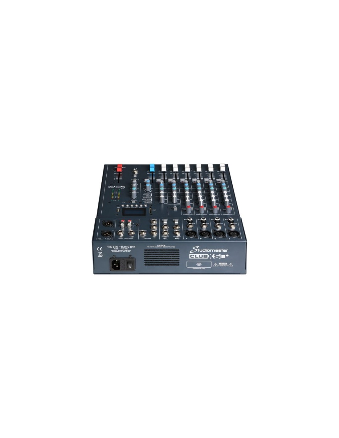 Mini Table de Mixage Audio, Table de Mixage Portable Stéréo Professionnelle  CX400 4 Canaux, Idéale pour les Petits Clubs ou Bars, pour la Scène de la