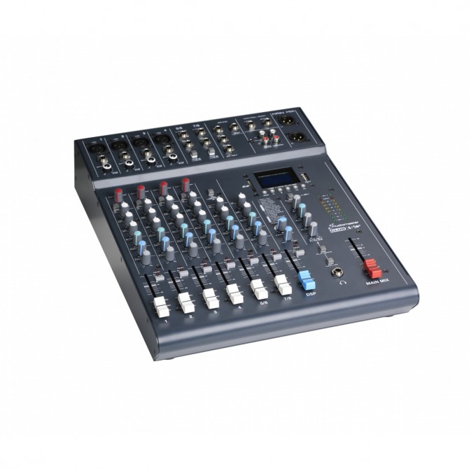 Tables de mixage de studio, tables de mixage en direct Table de mixage  Bluetooth 4/6 canaux avec carte son, scène domestique et civile, petites  tables