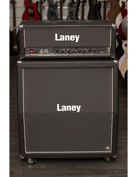 Laney GH100L Single-Channel 100-Watt Tube Guitar Amp Head + Laney laney TT412A Cabinet