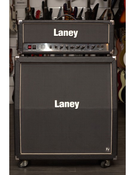 Laney GH100L Single-Channel 100-Watt Tube Guitar Amp Head + Laney laney TT412A Cabinet