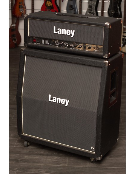 Laney GH100L Single-Channel 100-Watt Tube Guitar Amp Head + Laney laney TT412A Cabinet