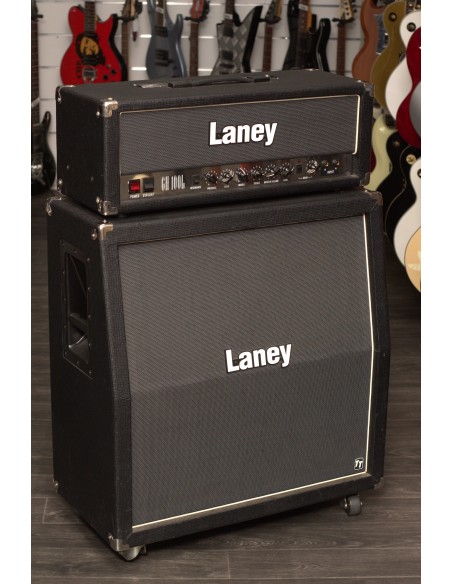 Laney GH100L Single-Channel 100-Watt Tube Guitar Amp Head + Laney laney TT412A Cabinet