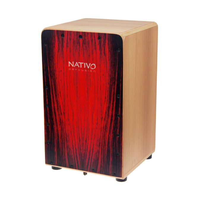 Nativo Percussion Cajon Rouge INIC
