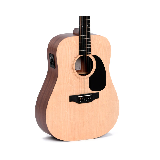 Sigma Guitare Folk Électro-Acoustique 12 Cordes DM12E+