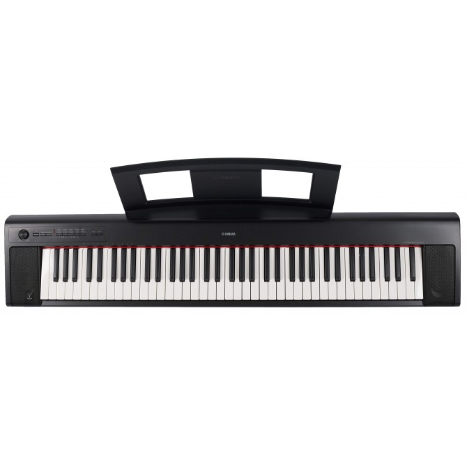 Yamaha Piano Numérique Portable Noir 76 Touches + Pupitre NP-32B