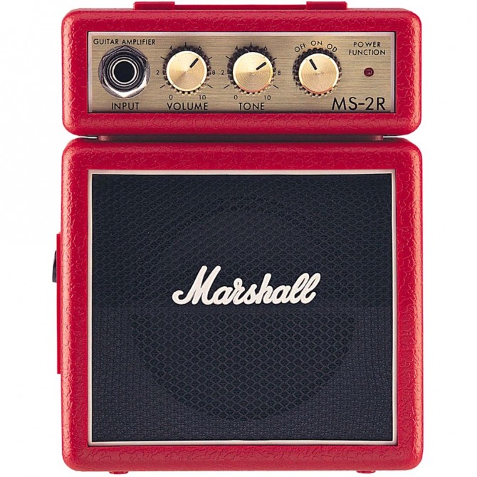 Marshall MS-2R 1W Battery-Powered Red...