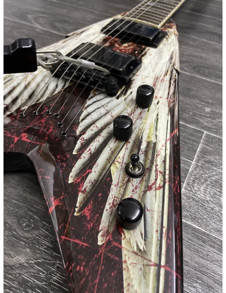 DEAN GUITAR Dave Mustaine   "Angel of Deth" Graphic