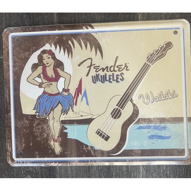 Fender Plaque Mural Ukulélé