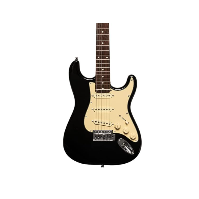 Achat/Vente Guitares - Guitares électriques STAGG Pack Guitare Électrique  ST SES-30 BK standard S + Accessoires - Rockstation