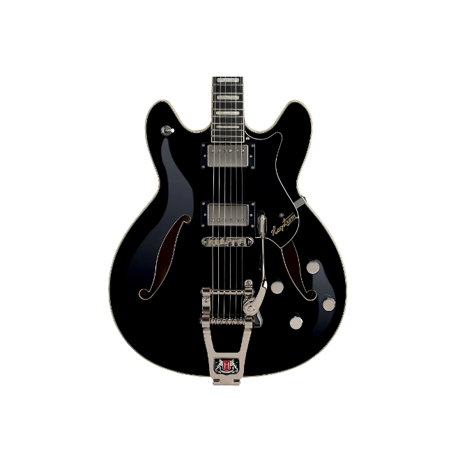 Hagstrom Viking Tremar Deluxe Black