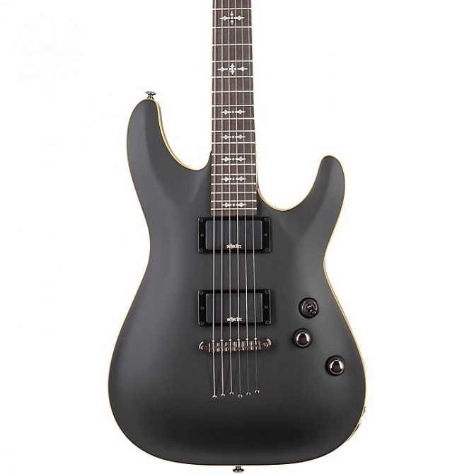 Schecter Demon 7 Aged Black Satin...