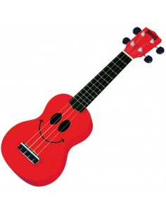 Mahalo Ukulele U-smile  Red