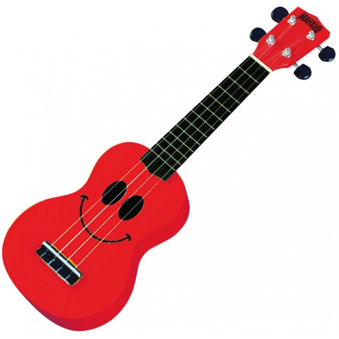 Mahalo Ukulele U-smile Red