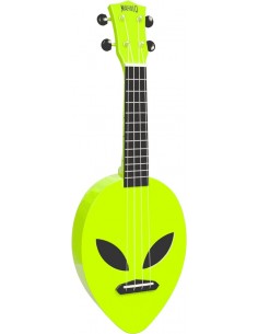 Mahalo Ukulele Alien  Neon Green
