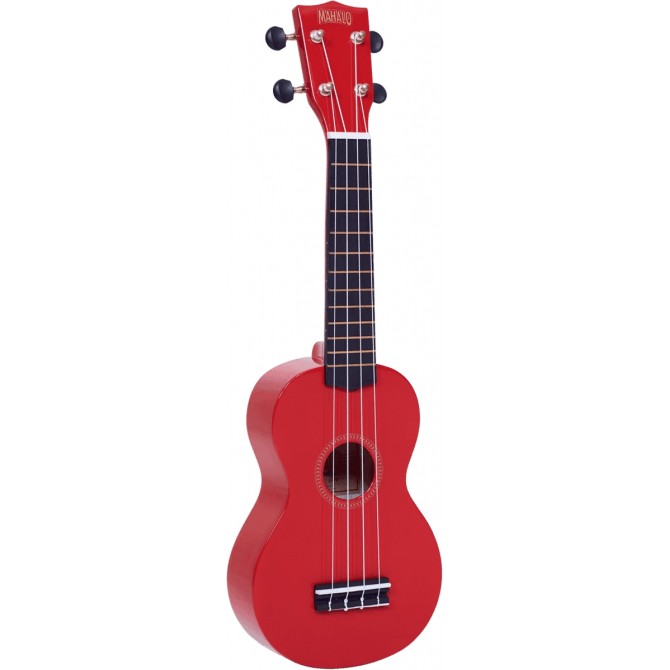 Mahalo Ukulele Soprano  Red