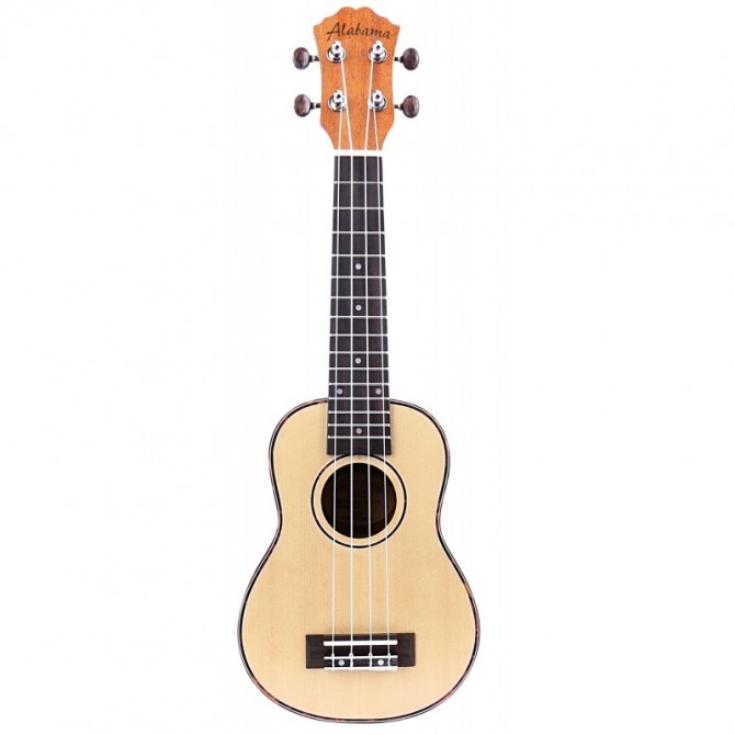 Alabama Ukulele Natural Soprano