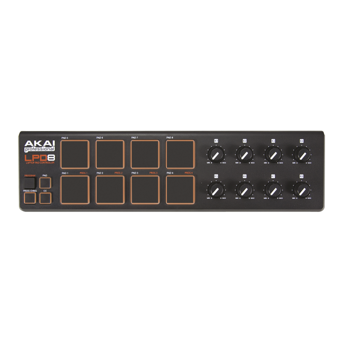 Akai LPD8 USB Midi Pad Controller