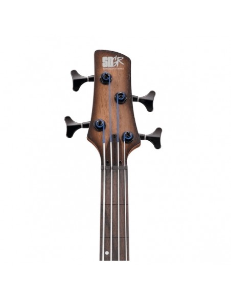 Ibanez SRH500F-NNF Bass Workshop Fretless Semi-Hollow Bass Natural Browned Burst Flat