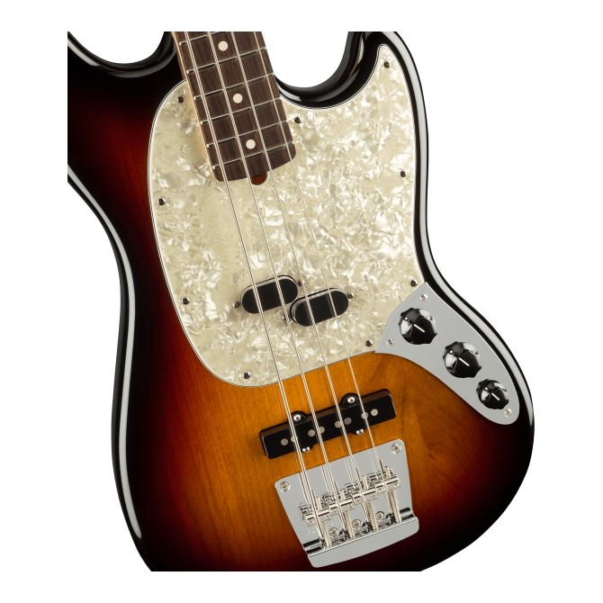 Fender American Performer Mustang Bass 2018 - 2019 3T Sunburst