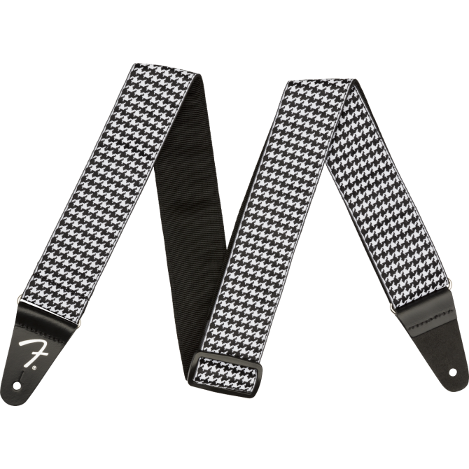 Fender Houndstooth Strap  White