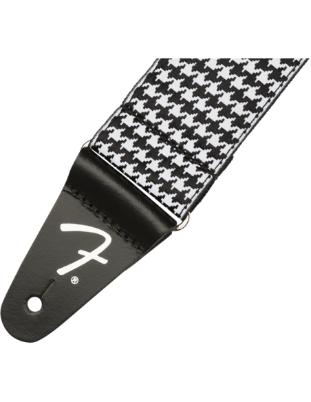 Fender Houndstooth Strap  White