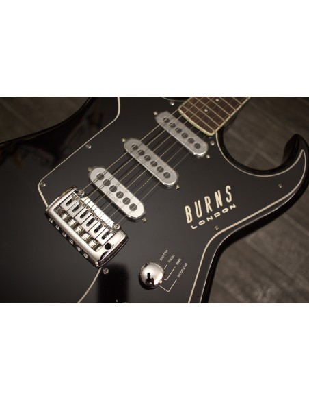 Burns Bison Series  '62 Reissue Jet Black