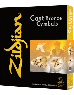 Zildjian K Series K0800 Box Set 14" / 16" / 20" Cymbal Pack +  18" FREE
