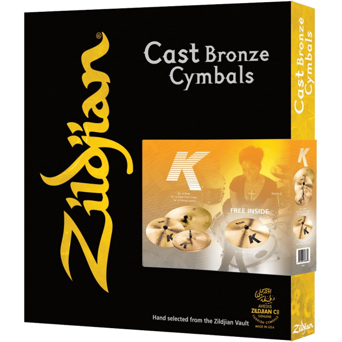 Zildjian K Series K0800 Box Set 14" / 16" / 20" Cymbal Pack +  18" FREE