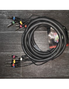DEAL MUSIC Multipaire 2x8 Jack/Jack 5M√®tre