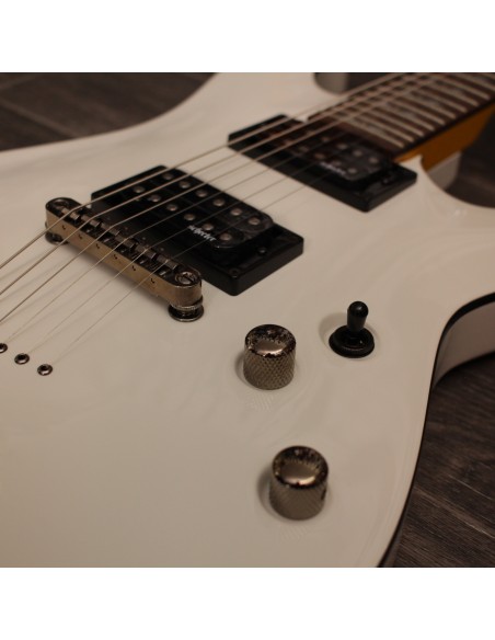 Schecter Omen-6 Vintage White Diamond Series