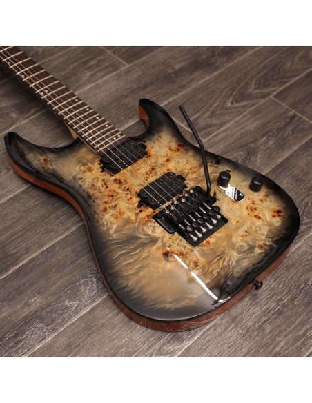 Schecter C-6 FR PRO Charcoal Burst