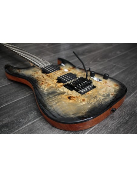 Schecter C-6 FR PRO Charcoal Burst