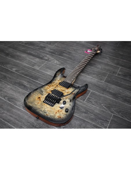 Schecter C-6 FR PRO Charcoal Burst