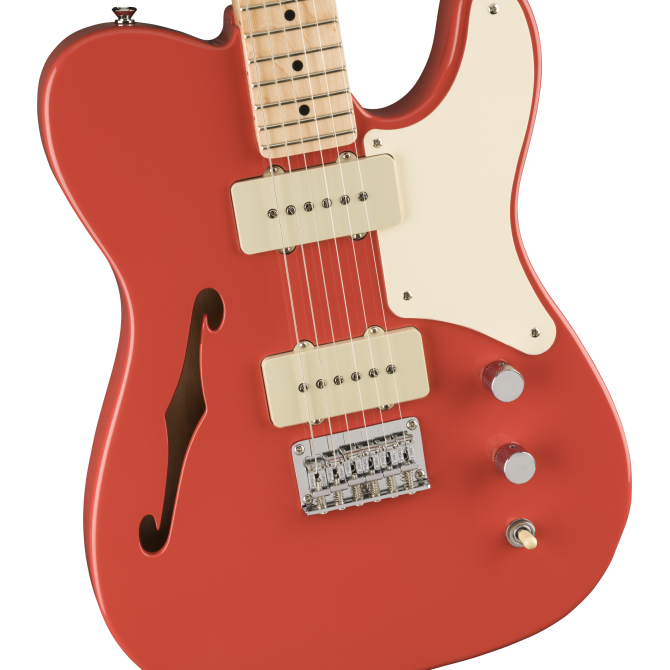 Squier Paranormal Cabronita Telecaster Thinline 2020 Fiesta Red