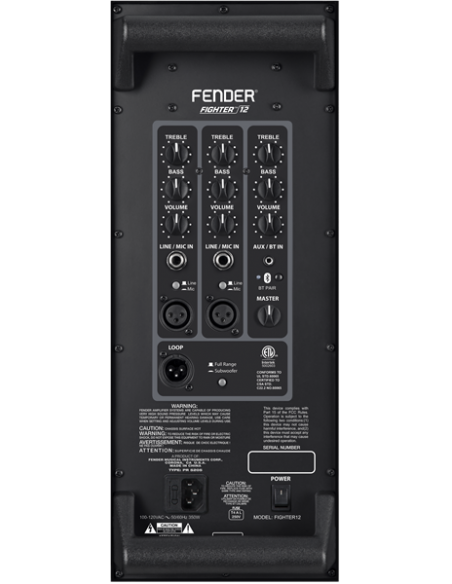 Fender Fighter 12" Powered Speaker with Bluetooth