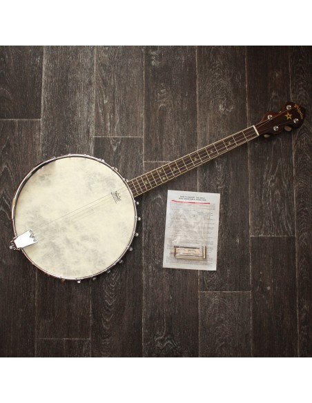 Pilgrim VPB05T Short Scale Tenor Banjo Natural