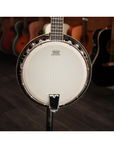 Pilgrim VPUB6 Performer Resonator Ukulele Banjo Natural