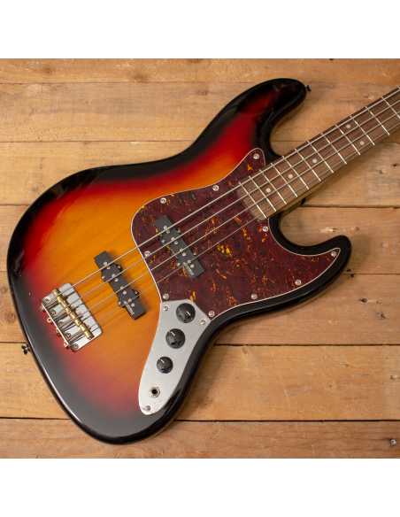 Vintage V96 Reissued Series Jazz Bass Sunburst