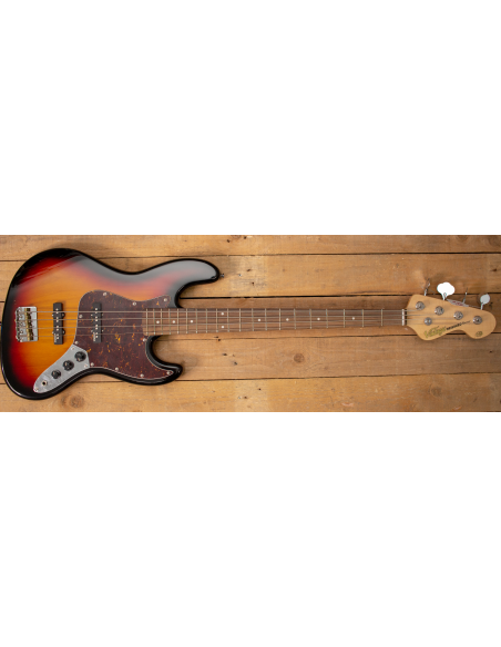 Vintage V96 Reissued Series Jazz Bass Sunburst