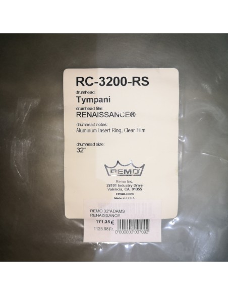 Remo RC-3200-RS Tympani Renaissance 32"