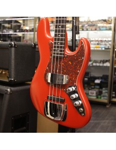 Lag Custom Jazz Bass Red 2