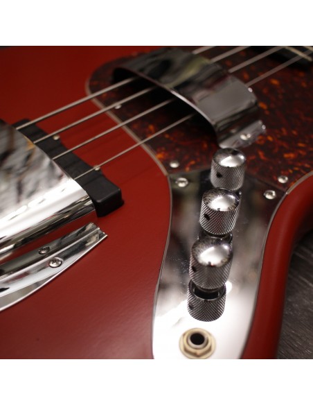 Lag  Custom Jazz Bass Red