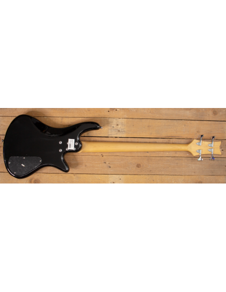 Schecter Stiletto Stage-4 Active 4-String Bass Gloss Black Left/Gaucher