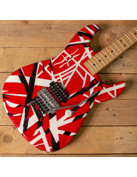 Charvel EVH Eddie Van Halen Art Series Signature 2006 Red/Black/White Striped