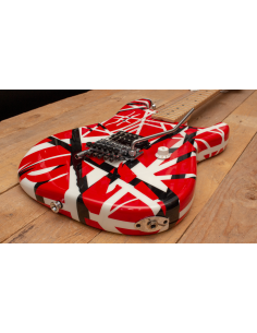 Charvel EVH Eddie Van Halen Art Series Signature 2006 Red/Black/White Striped 2