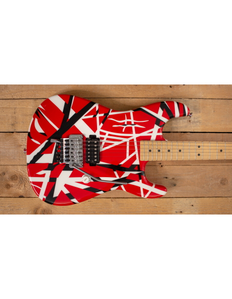 Charvel EVH Eddie Van Halen Art Series Signature 2006 Red/Black/White Striped