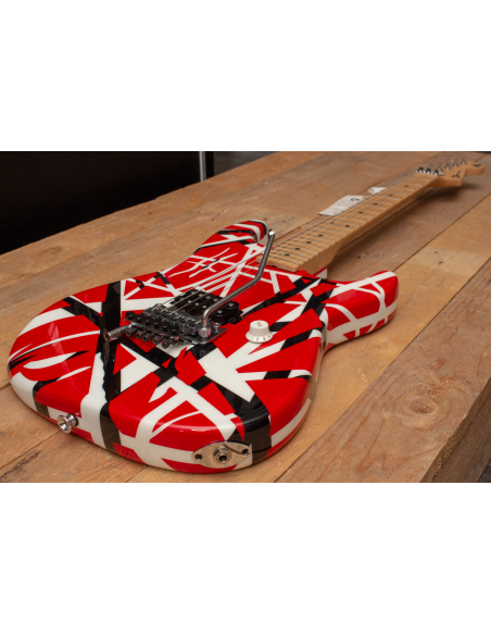 Charvel EVH Eddie Van Halen Art Series Signature 2006 Red/Black/White Striped
