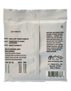 Martin MA175 Authentic Acoustic SP 80/20 Bronze Pour Guitare Acoustique - Custom Light (11 - 52) 2